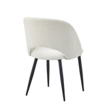 Minimalist-White-Boucle-Open-Back-Dining-Chair-Black-Metal-Legs-Set-of-2