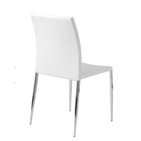 Minimalist-White-Faux-Leather-Dining-Chairs-With-Chrome-Metal-Legs-Set-of-4