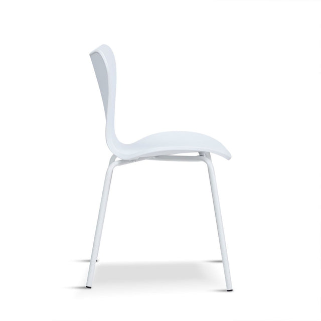 Minimalist-White-Plastic-Stackable-Dining-Chair