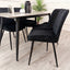 Minimalist-black-velvet-dining-chairs-metal-legs