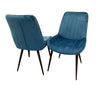 Minimalist-blue-velvet-dining-chairs-metal-legs