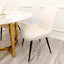 Minimalist-cream-velvet-dining-chairs-metal-legs