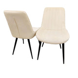 Minimalist-cream-velvet-dining-chairs-metal-legs