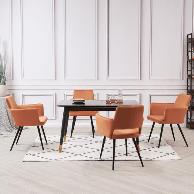 Minimalist-6-Seater-Stone-Dining-Table-Ceramic-Tabletop-Black-Metal-Legs-130cm