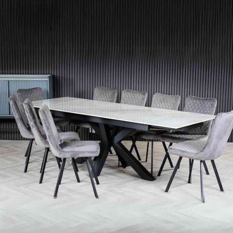 Modern-10-Seater-Extending-Rectangular-Marble-Ceramic-Dining-Table-160cm-240cm-Black-Metal-Legs