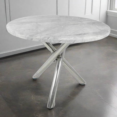 Modern-100cm-Grey-Marble-Roudn-Dining-Table-With-Metal-Legs-4-Seater