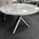 Modern-100cm-Grey-Marble-Roudn-Dining-Table-With-Metal-Legs-4-Seater