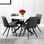 Modern-120cm-Round-4-Seater-White-Marble-Dining-Table-Set-With-4-Grey-Leather-Dining-Chairs