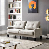 Modern-2-Seater-Grey-Fabric-Sofa-170cm