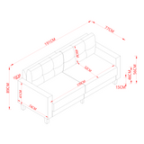 Modern-2-Seater-Grey-Fabric-Sofa-170cm