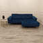 Modern-2-piece-open-plan-cinema-sofa-Blue-velvet-240cm