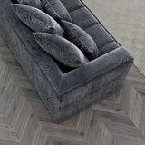 Modern-4-Seater-Dark-Grey-Velvet-Corner-Sofa-300cm