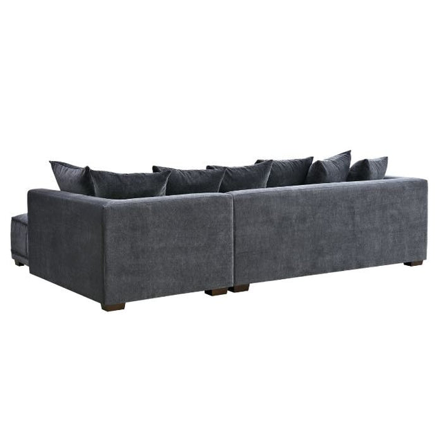 Modern-4-Seater-Dark-Grey-Velvet-Corner-Sofa-300cm