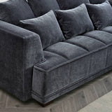 Modern-4-Seater-Dark-Grey-Velvet-Corner-Sofa-300cm