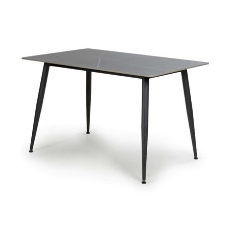 Modern-4-Seater-Grey-Stone-Rectangular-Dining-Table-With-Black-Metal-Legs-120cm