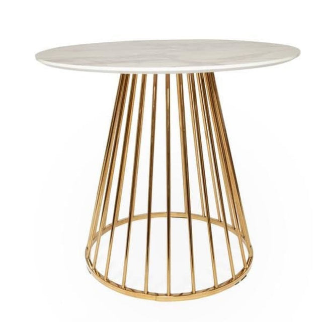 Modern-4-Seater-Marble-Dining-Table-Round-White-Marble-Tabletop-Gold-Base-80cm