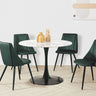 Modern-4-Seater-Marble-Dining-Table-White-Round-Marble-Tabletop-Black-Pedestal-Base-100cm