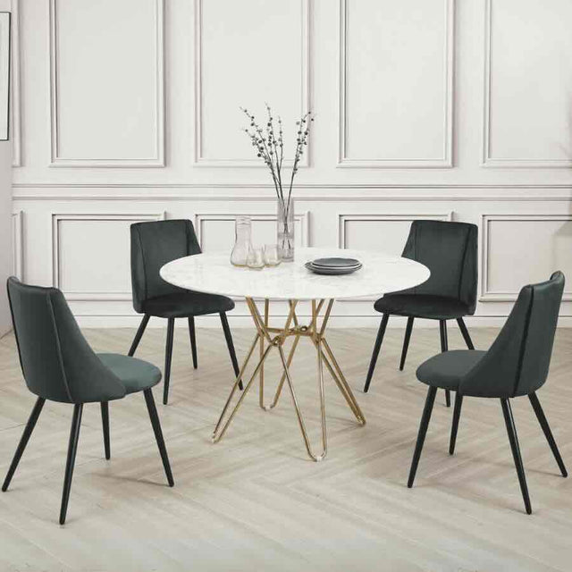 Modern-4-Seater-White-Round-Marble-Dining-Table-Gold-Hairpin-Style-Base-120cm