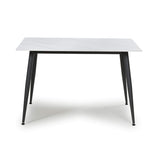    Modern-4-Seater-White-Stone-Rectangular-Dining-Table-With-Black-Metal-Legs-120cm