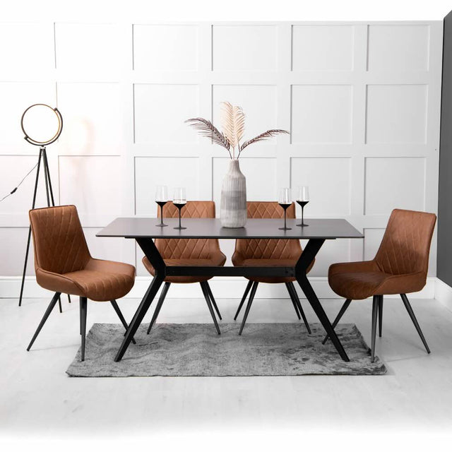 Modern-6-Seater-Grey-Sintered-Stone-Dining-Table-Set-With-Brown-Leather-Dining-Chairs-150cm