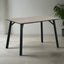 Elena Modern Rectangular 6 Seater Grey Stone Dining Table 120cm