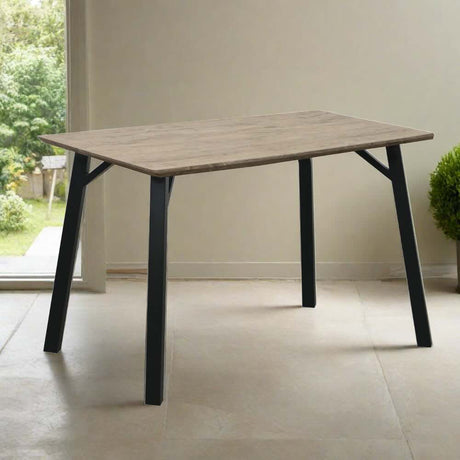 Elena 120cm 6 Seater Rectangular Oak Dining Table 120cm