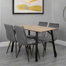 Modern-6-Seater-Oak-Wood-Dining-Table-With-4-Grey-Velvet-Dining-Chairs-120cm