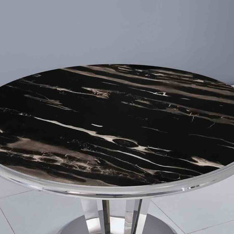 Modern-6-Seater-Round-Black-Marble-Dining-Table-Stainless-Steel-Pedestal-Base-130cm