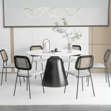 Modern-6-Seater-Round-White-Sintered-Stone-Marble-Dining-Table-Black-High-Gloss-Pedestal-Base-135cm