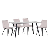 Modern-6-Seater-White-And-Brown-Marble-Stone-Dining-Table-Set-With-Cream-Velvet-Dining-Chairs-160cm