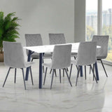 Modern-6-Seater-White-Marble-Dining-Table-With-6-Grey-Velvet-Dining-Chairs-180cm