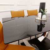 Modern-6-Seater-Black-Rectangular-Stone-Dining-Table-160cm-Chrome-Pedestal-Base