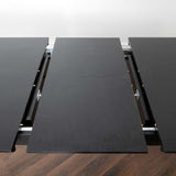 Modern-8-Seater-Extendable-Rectangular-Dining-Table-With-Dark-Oak-Top-&-Black-Metal-Legs-160cm-200cm