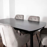 Modern-8-Seater-Extendable-Rectangular-Dining-Table-With-Dark-Oak-Top-&-Black-Metal-Legs-160cm-200cm