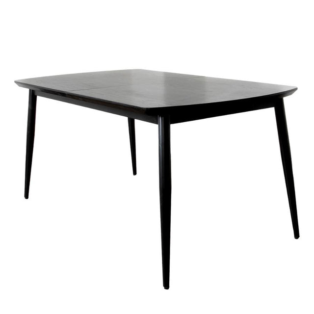 Modern-8-Seater-Extendable-Rectangular-Dining-Table-With-Dark-Oak-Top-&-Black-Metal-Legs-160cm-200cm