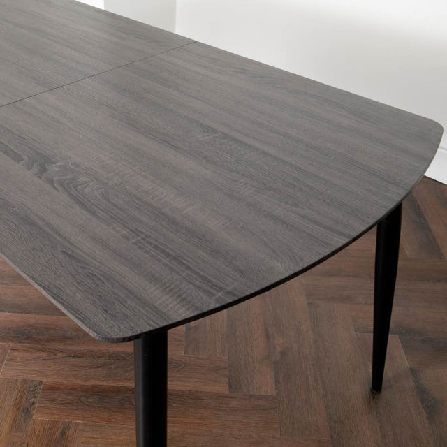 Modern-8-Seater-Extendable-Rectangular-Dining-Table-With-Grey-Oak-Top-&-Black-Metal-Legs-160cm-200cm