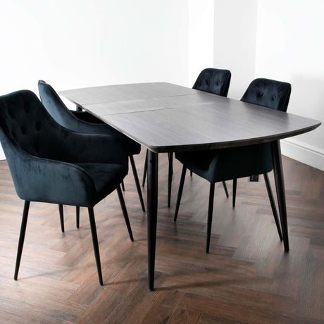 Modern-8-Seater-Extendable-Rectangular-Dining-Table-With-Grey-Oak-Top-&-Black-Metal-Legs-160cm-200cm