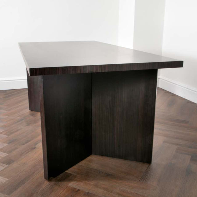 Modern-8-Seater-Rectangular-Dining-Table-Walnut-Oak-Veneer-Top-V-Legs-180cm