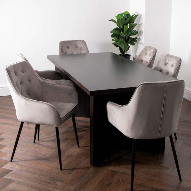 Modern-8-Seater-Rectangular-Dining-Table-Walnut-Oak-Veneer-Top-V-Legs-180cm