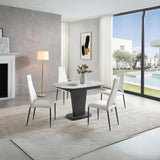 Modern-8-Seater-White-Marble-Ceramic-Rectangular-Extending-Dining-Table-Black-Metal-Pedestal-Base-120cm-180cm