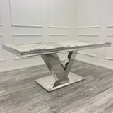 Modern-8-Seater-White-_-Grey-Marble-Dining-Table-Cross-Over-Stainless-Steel-Base-180cm