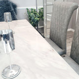 Modern-8-Seater-white-marble-dining-table-rectangular-marble-top-stainless-steel-legs-180cm