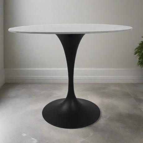 Modern-90cm-Round-White-Marble-Ceramic-Dining-Table-4-Seater