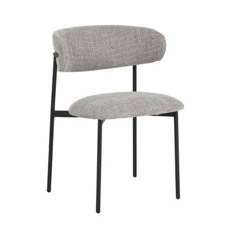 Modern-Art-Deco-Style-Light-Brown-Oatmeal-Tweed-Dining-Chair-With-Floating-Back-_-Black-Metal-Legs-Set-of-2