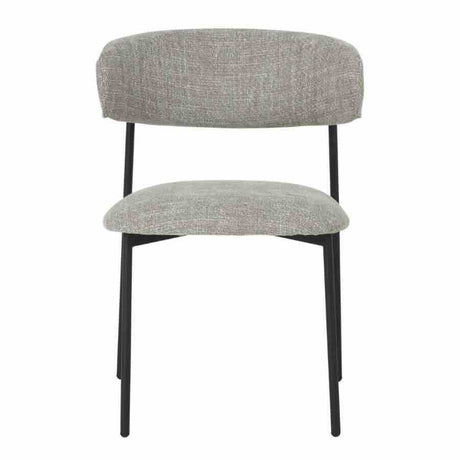 Modern-Art-Deco-Style-Light-Brown-Oatmeal-Tweed-Dining-Chair-With-Floating-Back-_-Black-Metal-Legs-Set-of-2