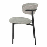 Modern-Art-Deco-Style-Light-Brown-Oatmeal-Tweed-Dining-Chair-With-Floating-Back-_-Black-Metal-Legs-Set-of-2