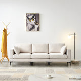 Modern-Beige-Fabric-3-Seater--Sofa-200cm