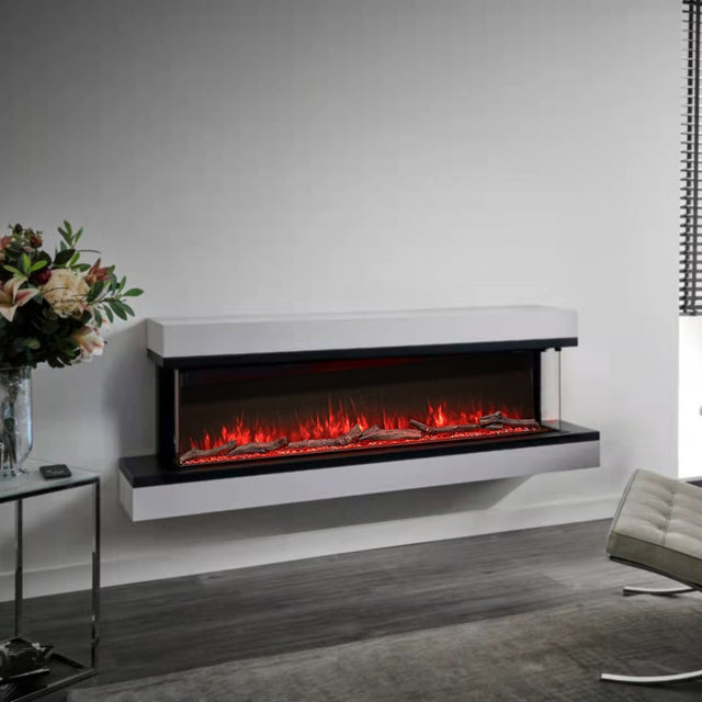 Modern-Black-3D-Panoramic-50-Inch-Electric-Fireplace-With-Remote