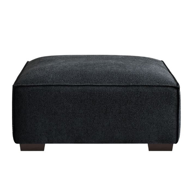 Modern-Black-Boucle-4-Seater-Sofa-With-Ottoman