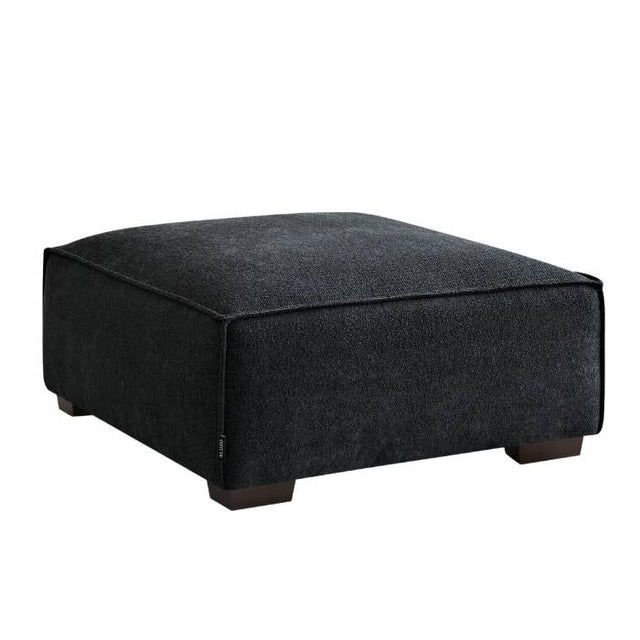 Modern-Black-Boucle-4-Seater-Sofa-With-Ottoman